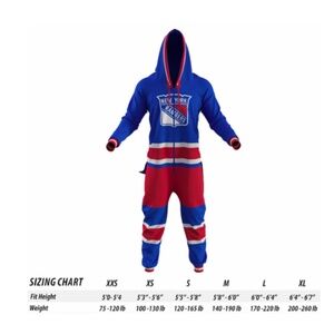 New York Rangers Hockey Sockey Onesie